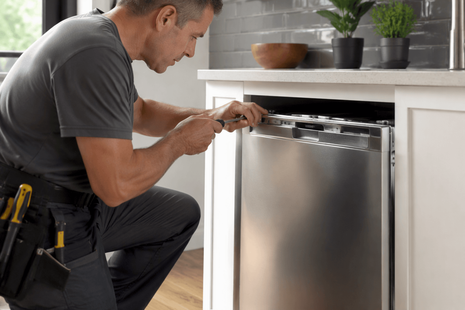 7 Steps for a Smooth Dishwasher Installation in Davis related to dishwasher installation | Top Town Appliance repair Service