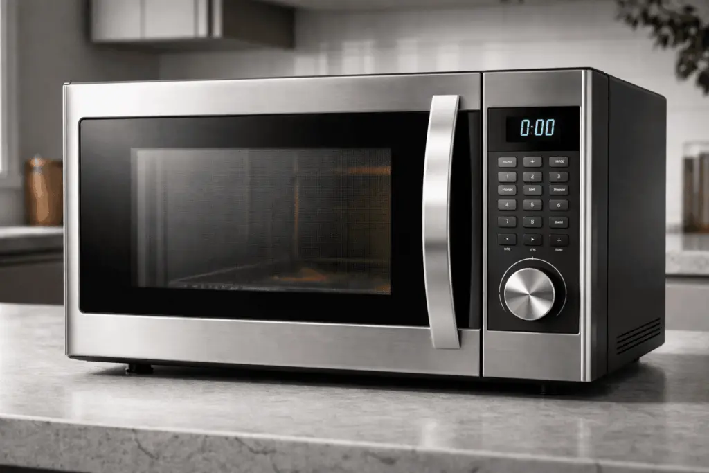 Microwave installation: a countertop microwave